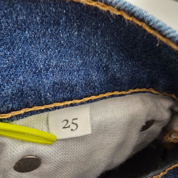 Able 25 Jeans Medium Wash Mid Rise Skinny Jeans Stretch 26" Inseam Comfy - Picture 9 of 9